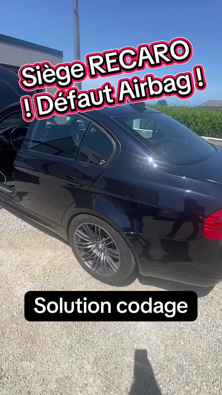 Codage BMW M3 E90 : sièges RECARO sans défaut airbag