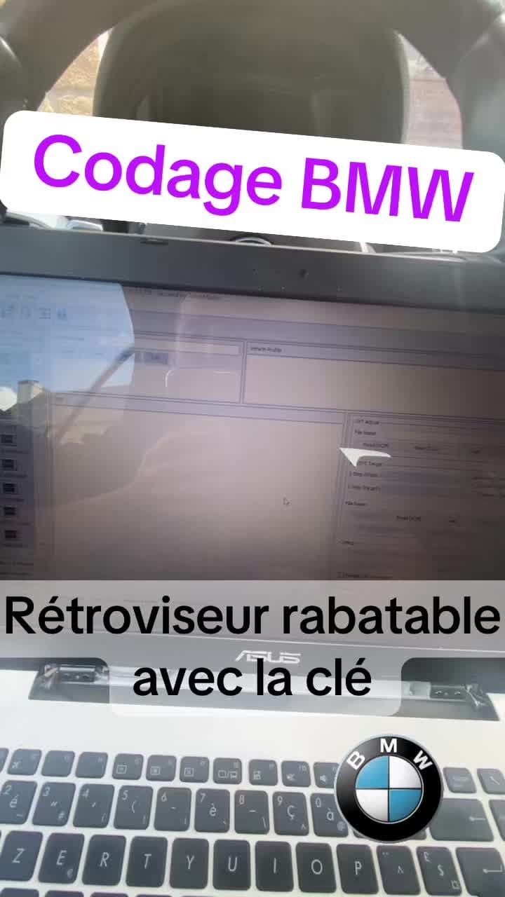 Codage des rétroviseurs rabattables avec la clé sur BMW série F