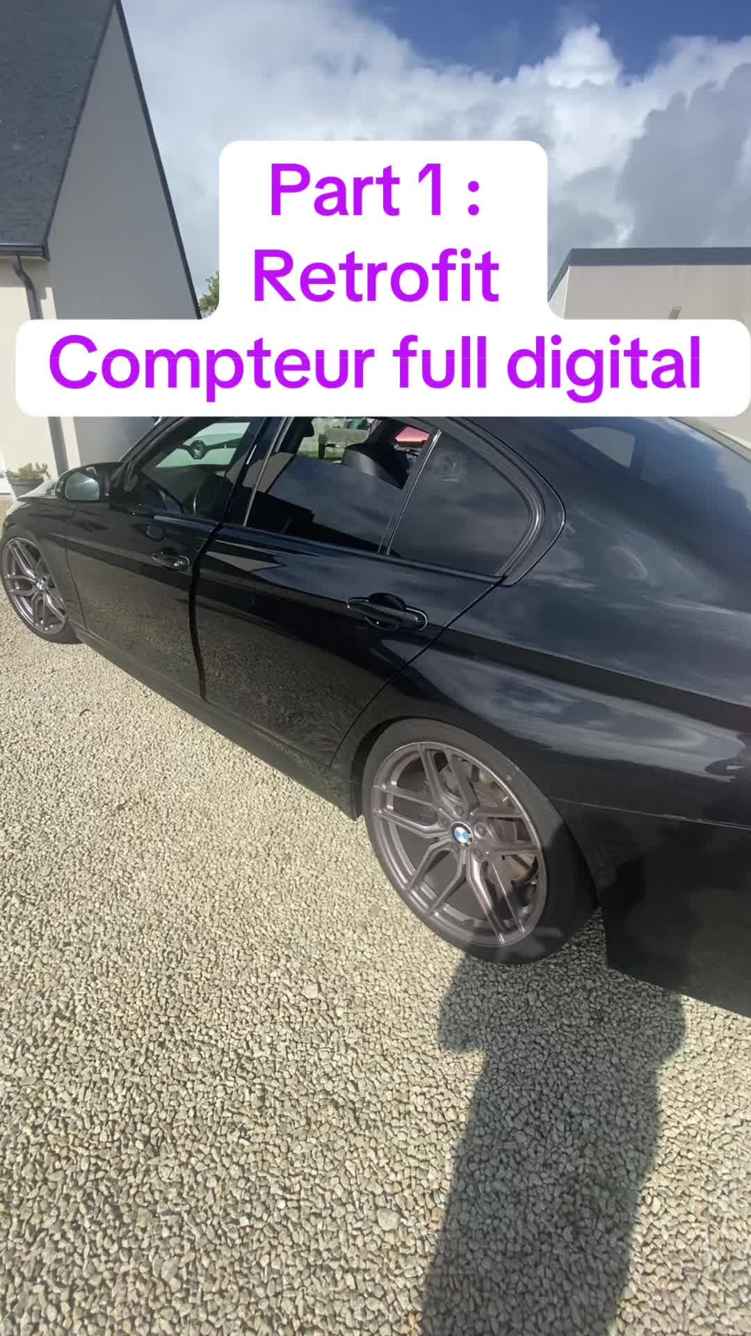 Modernisation BMW F30 : compteur à aiguilles vers full digital