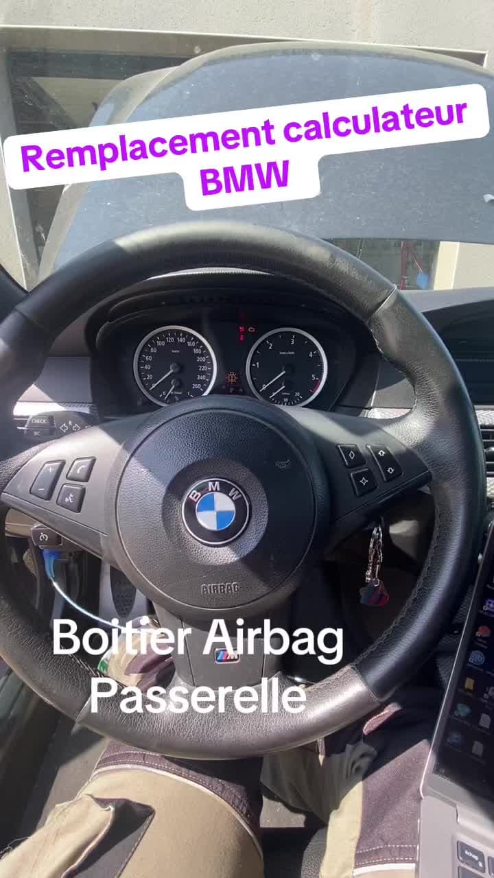 Remplacement boîtier airbag et passerelle BMW E60