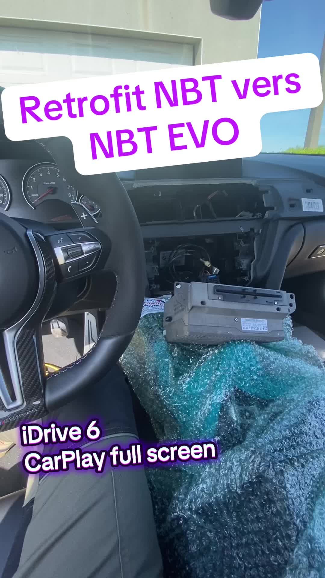 Retrofit NBT vers NBT Evo sur BMW M4 F82 de 2014
