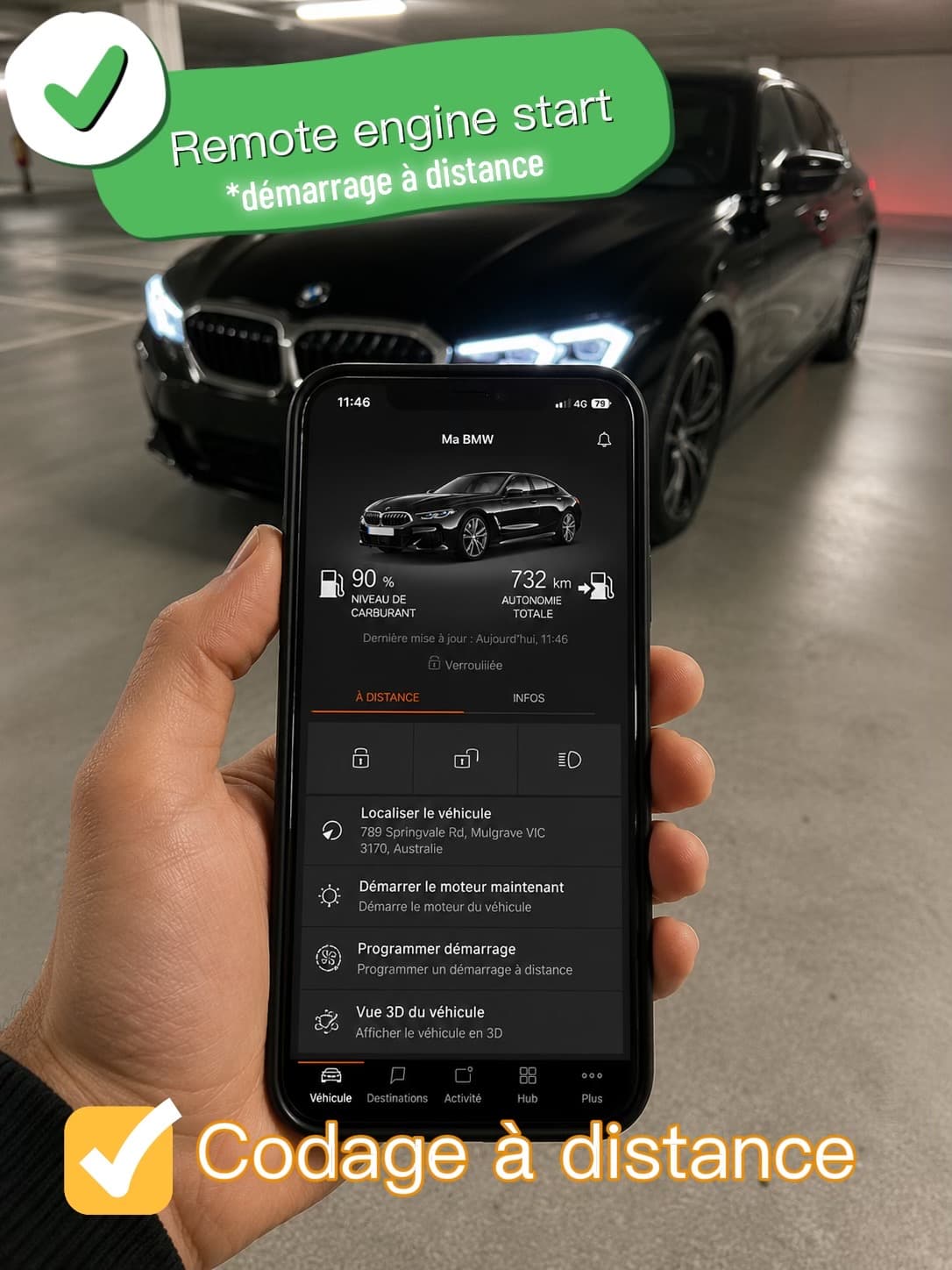 Codage du Remote Engine Start (démarrage à distance MyBMW)